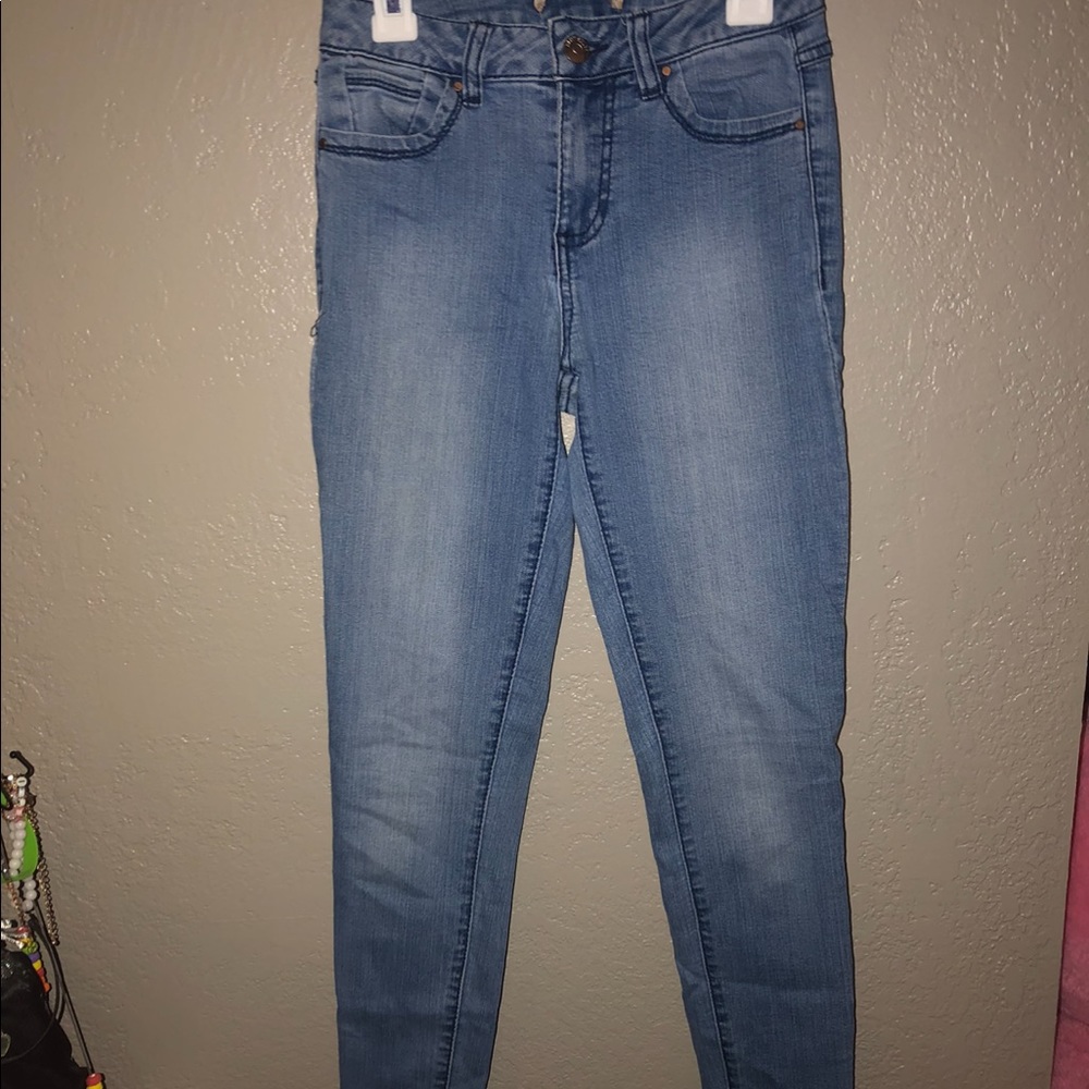 Lighter wash jeans
